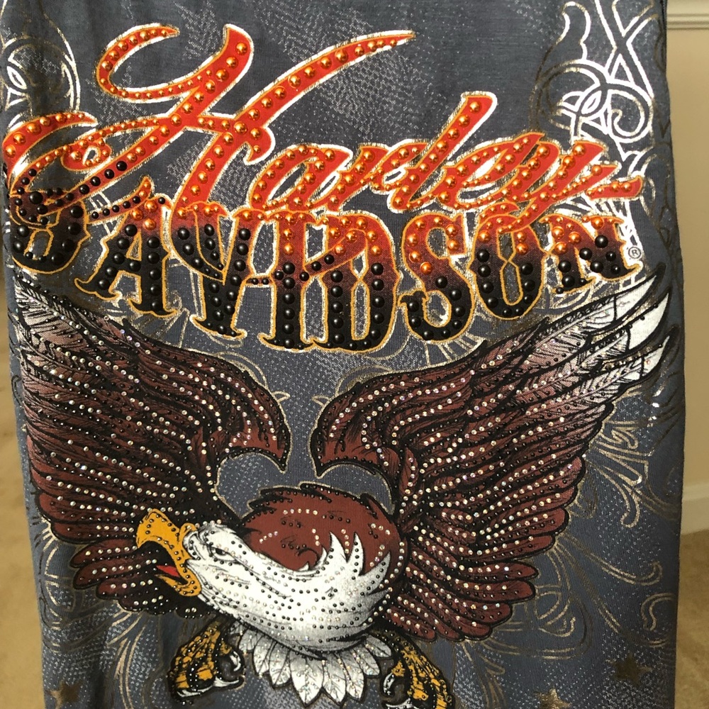 Harley Davidson (M) Studded T-Shirt